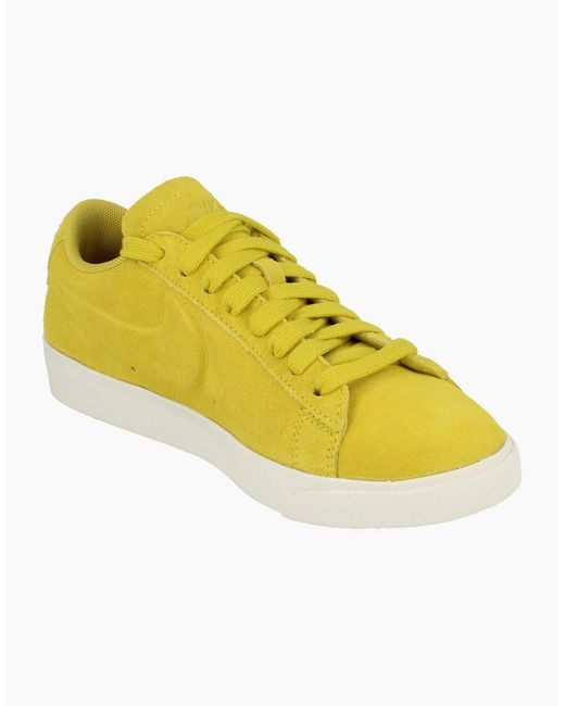 Nike Blazer Yellow Nike Blazer Low Sd Trainers Aa3962 300