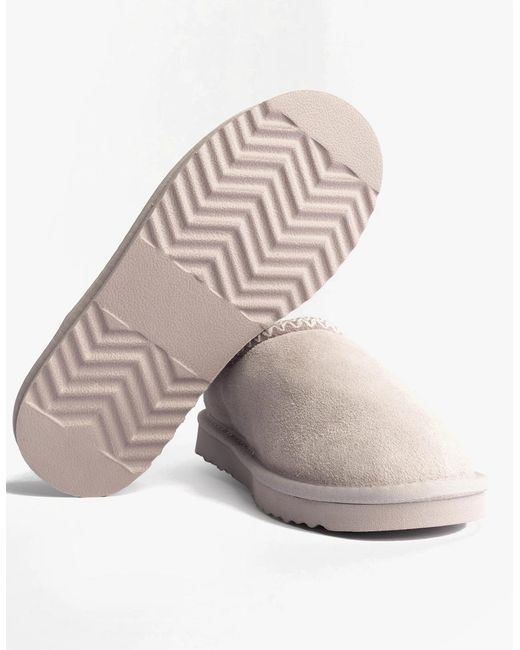 Totes Natural Toasties Icons Suede Shoot Slippers Lilac