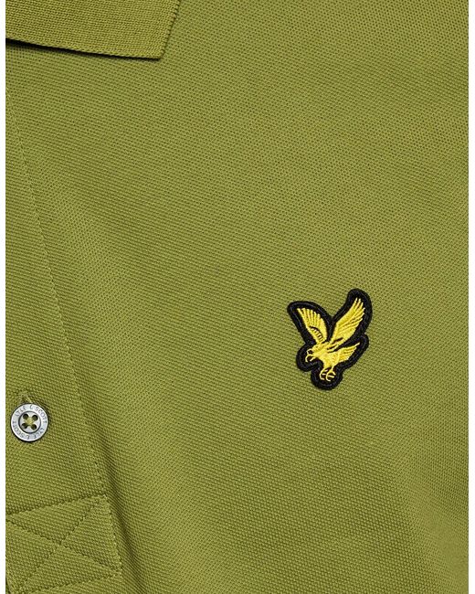 Lyle & Scott Green Cotton Polo Shirt for men