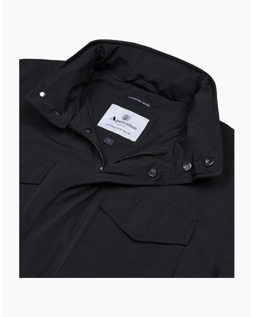 Aquascutum Blue Active Stretch M-65 Jacket for men