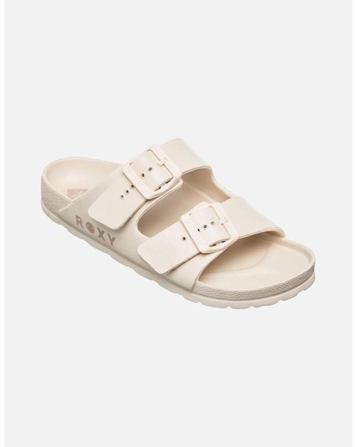 Roxy Black Kattie Slides