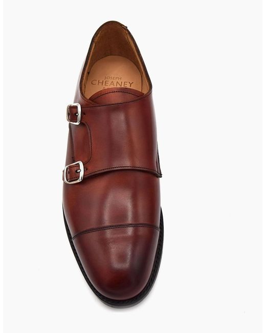 Cheaney Brown Edmund Monk Shoe for men