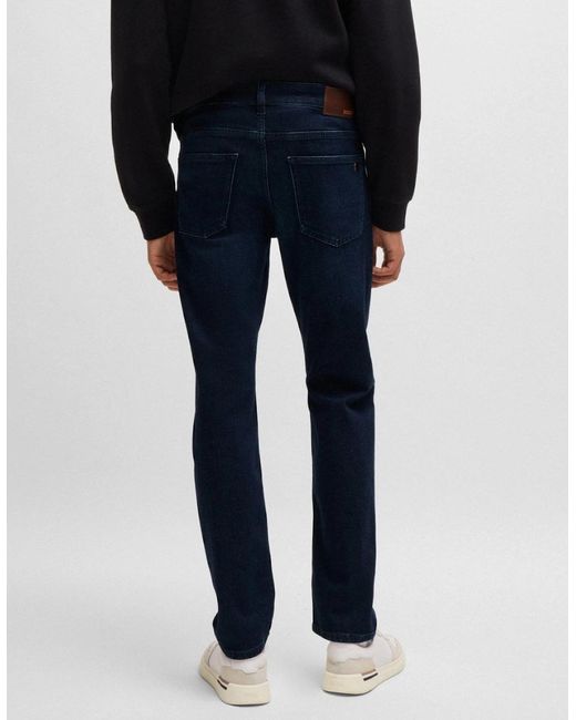 Boss Blue Boss Delaware Bo Slim Fit Comfort-Stretch Jeans for men