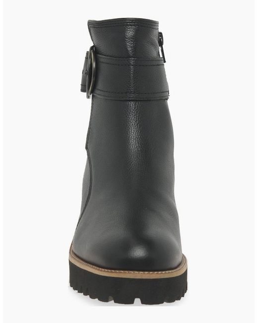 Paul Green Black Mia Ankle Boots