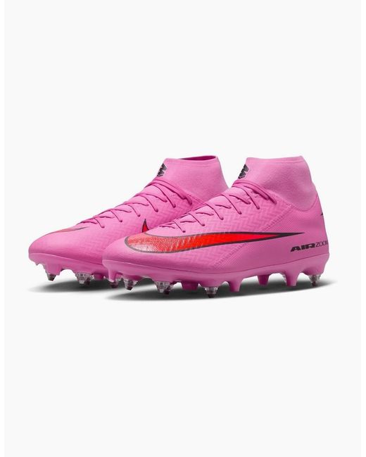 Nike Mercurial Pink Mercurial Superfly 10 Academy Adults Soft Ground Football Boots for men
