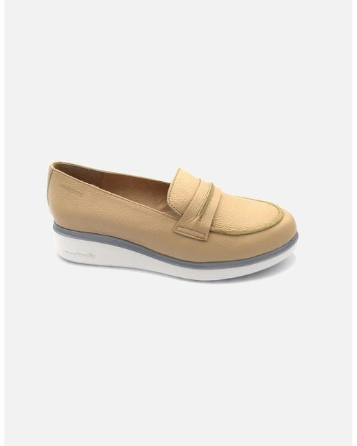 Wonders White Casares A9741 Ladies Loafer