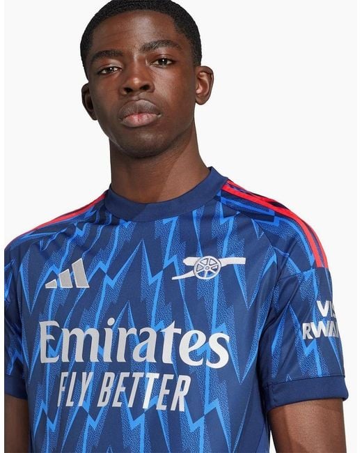 Adidas Blue Arsenal Away Shirt 2025 2026 Adults for men