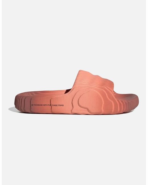 Adidas Pink Adilette 22 Slides for men