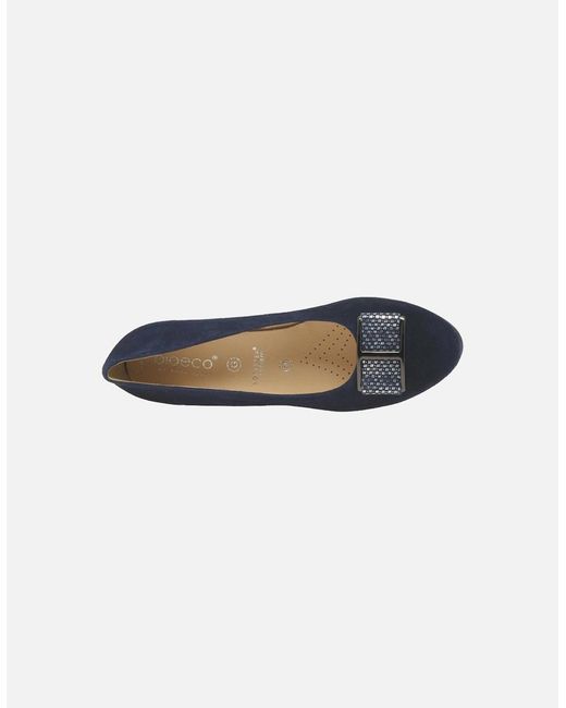 Bioeco Blue Daphne Court Shoes