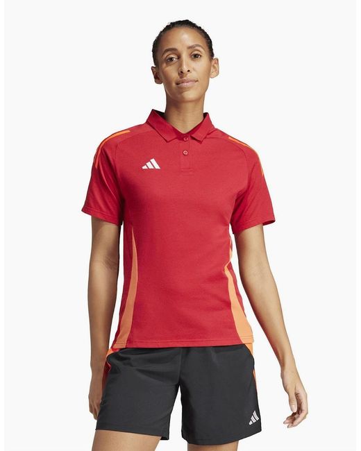 Adidas Tiro24 Collared Neck Short Sleeve Polo Shirt