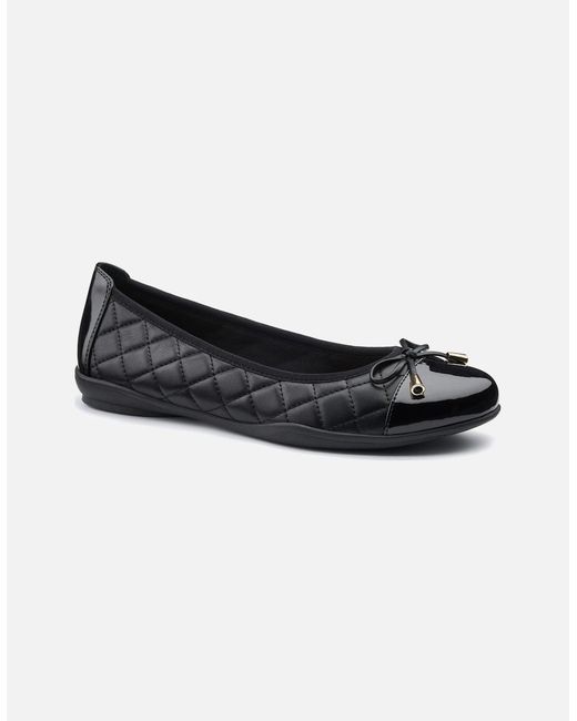 Hotter Black Dove Ballet Pumps