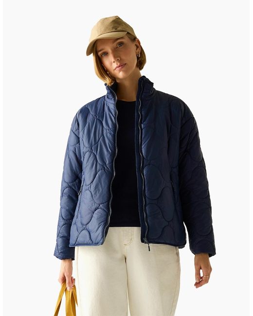 Regatta Blue Ladies Carlotte Quilted Padded Jacket