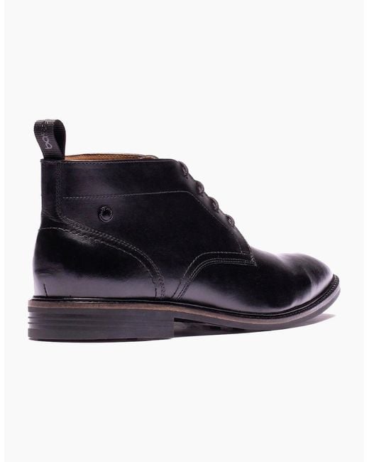 Base London Blue London Belgrave Leather Ankle Boots for men