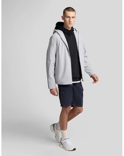 Lyle & Scott White Cargo Shorts for men