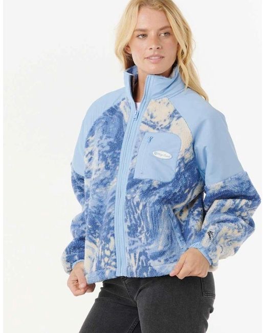 Rip Curl Blue Rip Curl Oceanic Polar Full Zip Fleece