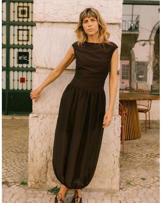 No Emotions UK Brown The Dora Dress
