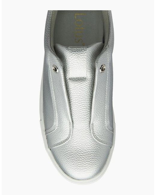 Lotus Metallic Leon Trainers