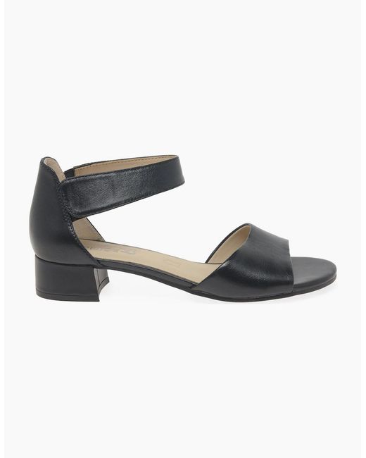 Caprice Black Agadir Sandals