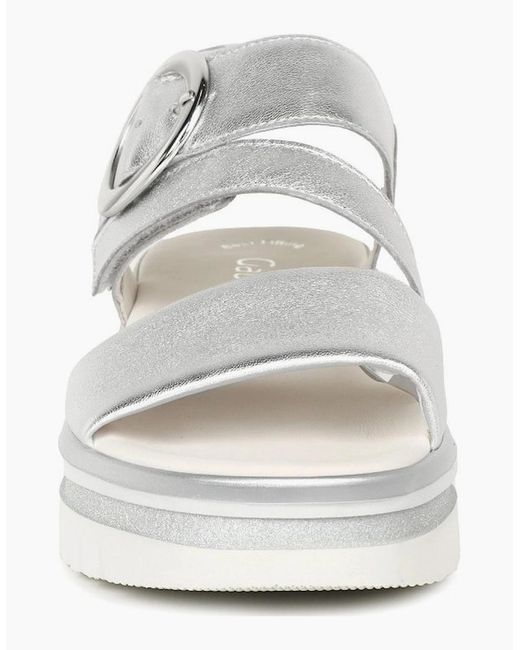 Gabor Metallic Amarillo Sandals