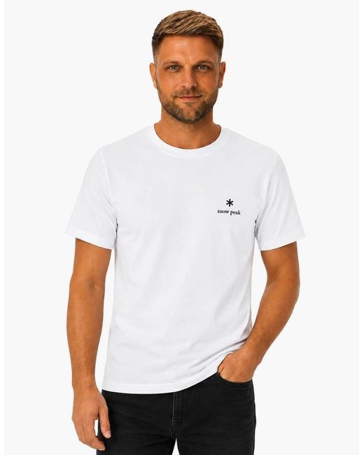 Snow Peak White Snow Peak Logo T-Shirt Off for men