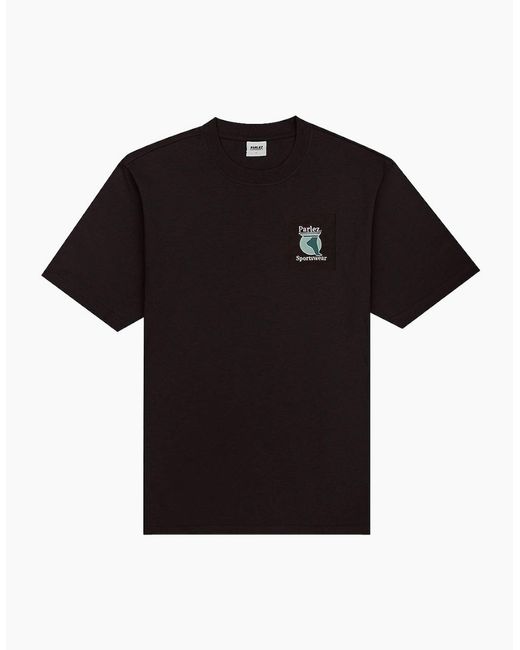 Parlez Black Currere Pocket T-Shirt for men