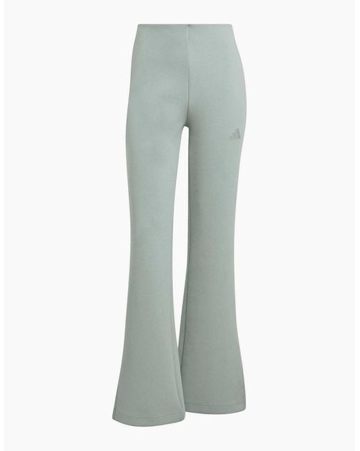 Adidas Green Soft Lux Flared Pants