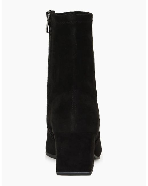 Caprice Black Carly Ankle Boots