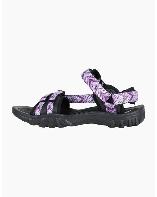 Mountain Warehouse Blue Ladies Cyprus Chevron Sandals
