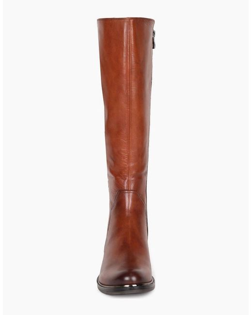 Caprice Brown Locket M Knee High Boots