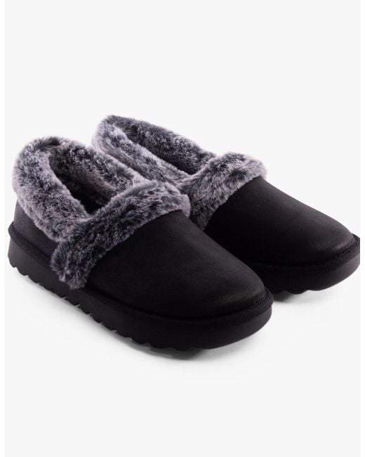 Skechers Black 169027/Blk Cozy Up Slippers