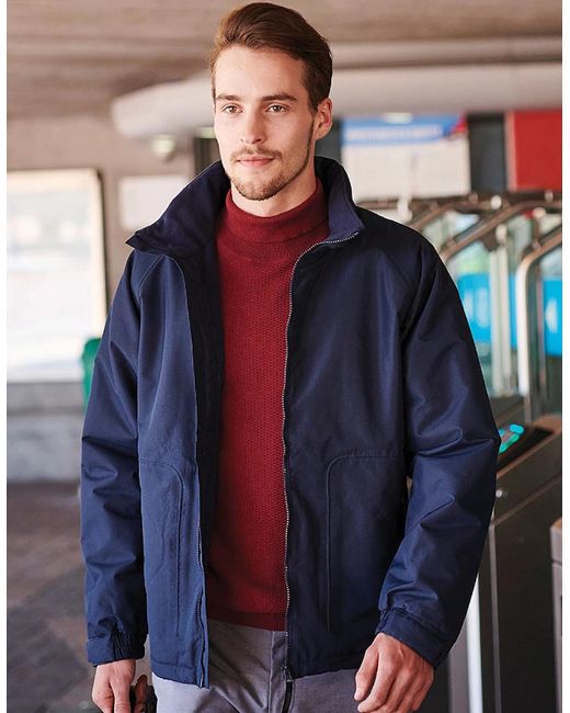 Regatta Blue Waterproof Windproof Jacket (Fleece Lined) for men