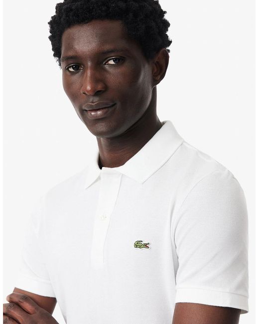 Lacoste Natural Original.12.12 Slim Fit Petit Piqué Cotton Polo Shirt for men