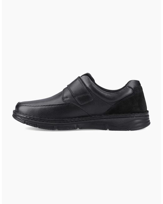 Hush Puppies Black Forde Touch Fastening Casual Shoes for men