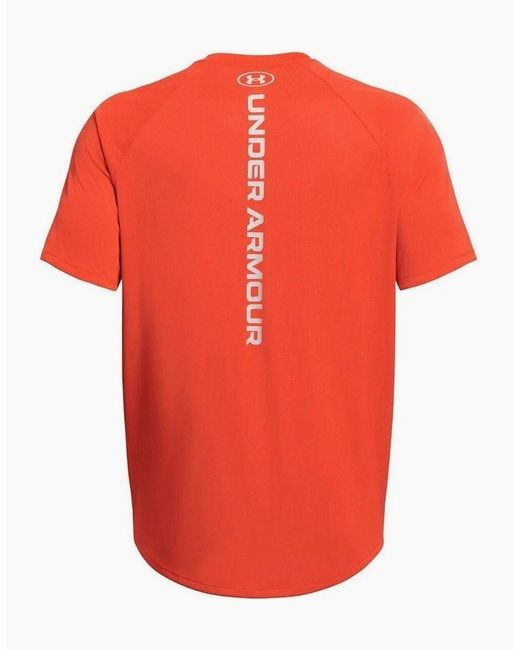 Under Armour Red Tech Reflective T-Shirt for men