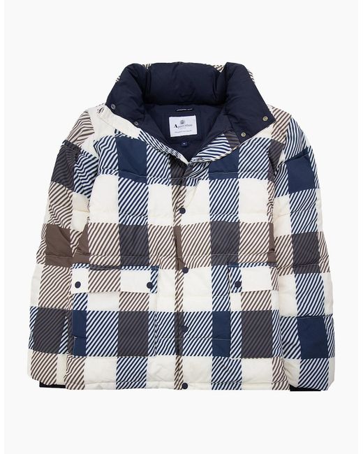 Aquascutum Blue Sp Puffer Jacket 50 for men