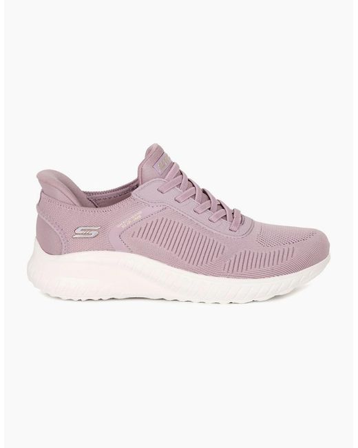Skechers Purple Bobs Squad Chaos Slip