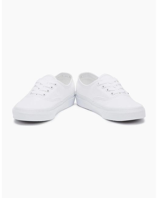 Vans White Authentic Canvas Trainers