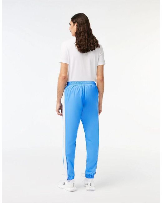 Lacoste Blue Color Block Slim Track Pants for men