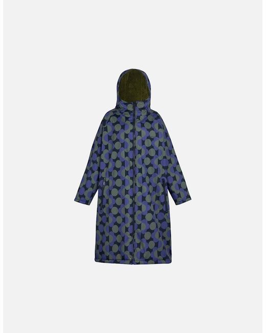 Regatta Blue Ladies Orla Kiely Polka Dot Changing Robe