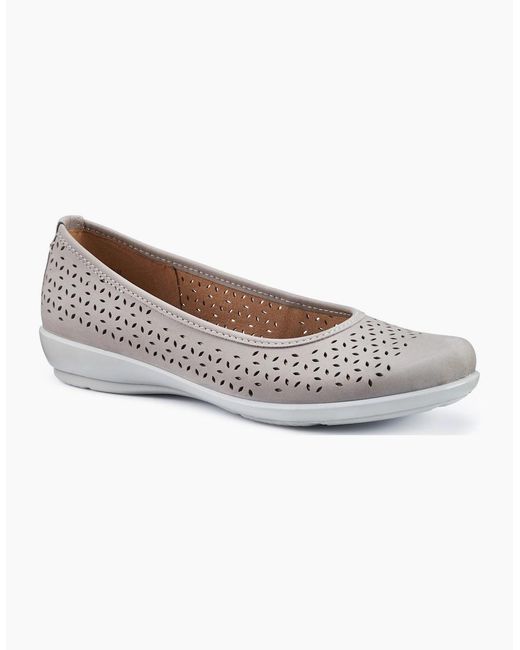 Hotter Gray Livvy Ii Pumps