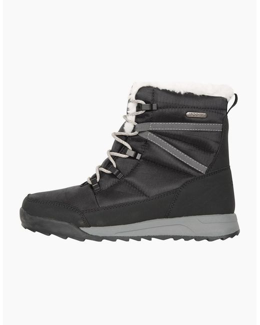 Mountain Warehouse Black Ladies Leisure Ii Snow Boots