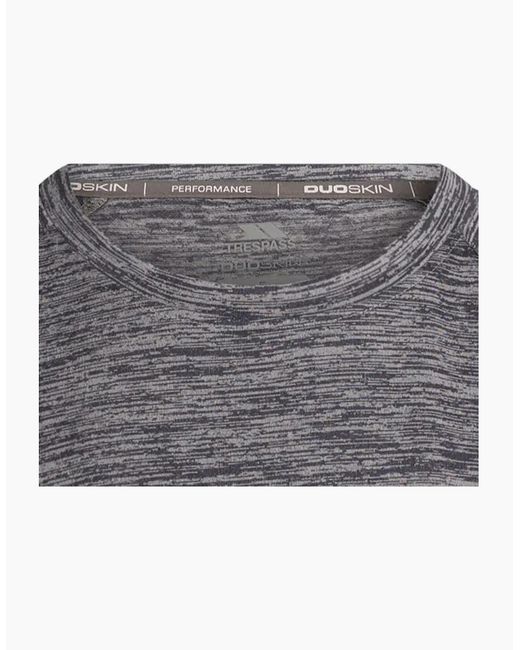 Trespass Gray Ladies Selinne Duo Skin Active Top