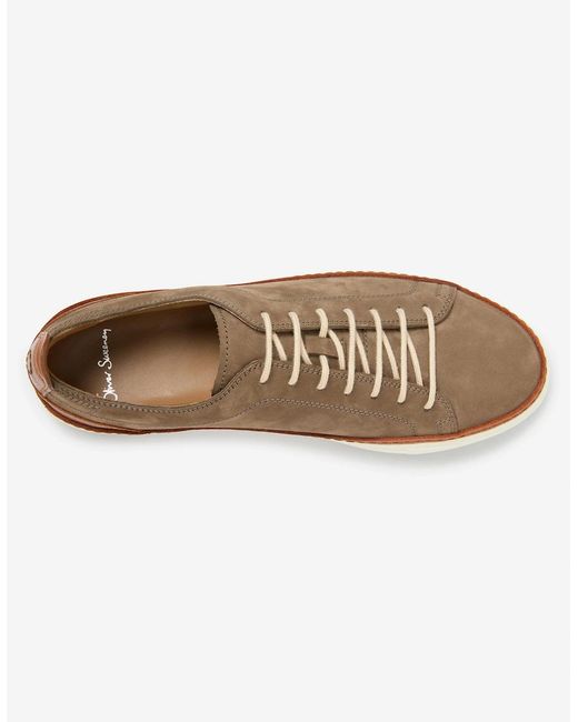 Oliver Sweeney Natural Lopes Nubuck Cupsole Trainers for men