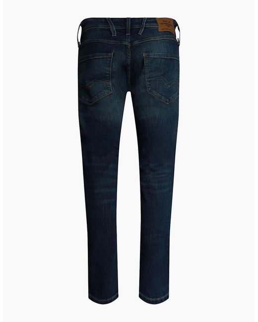 Replay Blue Anbass Slim Fit Five Pocket Jeans for men