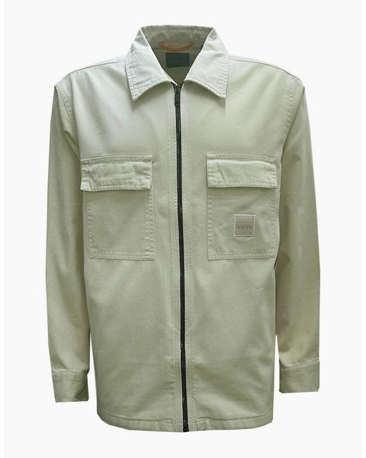 Boss Green Lovel Zip Overshirt for men