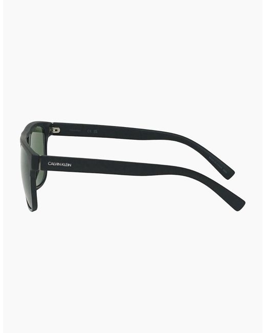 Calvin Klein Green Solid Lens Matte Sunglasses for men
