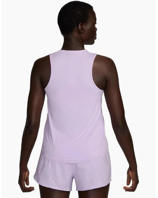 Nike Purple W Nk One Swoosh Lilac Running Vest