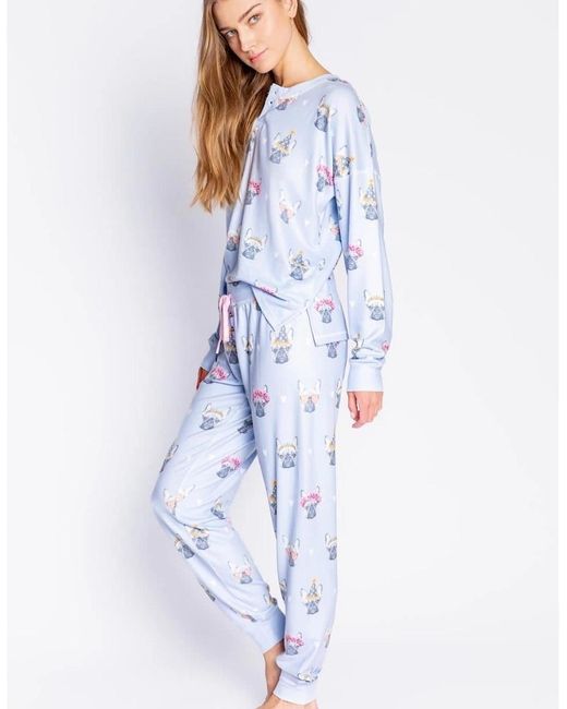 Pj Salvage Blue Salvage Birthoodyay Pyjama