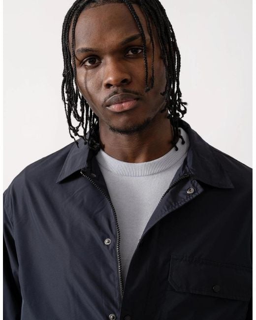 ARMANI EXCHANGE Blue Overshirt for men