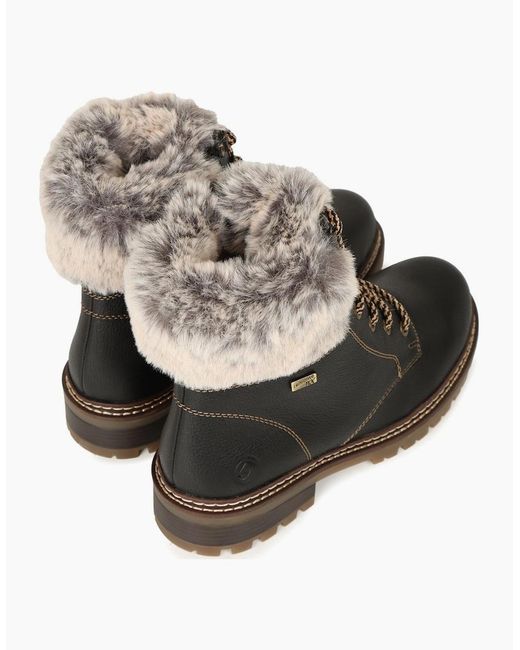 Remonte Black Carro Ankle Boots
